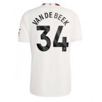 Billiga Manchester United Donny van de Beek #34 Tredje fotbollskläder 2023-24 Kortärmad